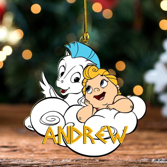 Discover Baby Hercules First Christmas Ornament  Personalized Disney Hercules Keepsake