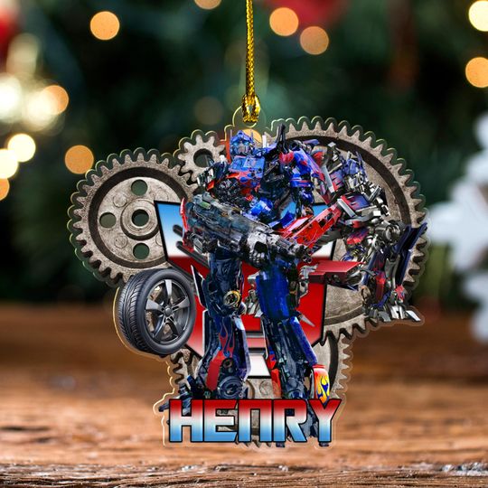 Custom Transformers Christmas Ornament, Transformers Ornament