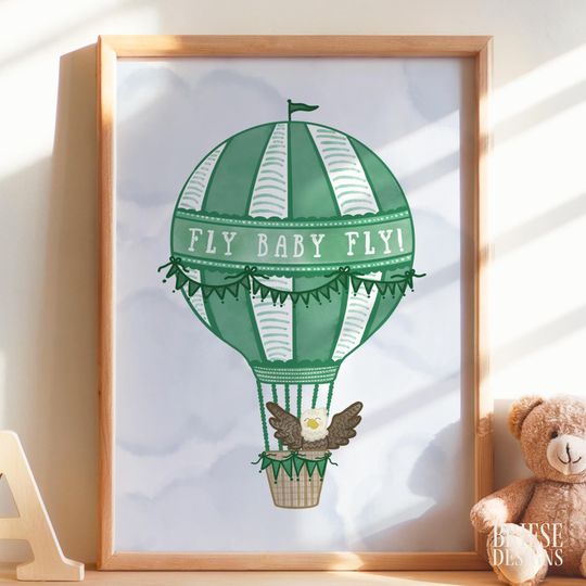 Philadelphia Football Inspired Baby Nursery Poster |  BrieseDesigns