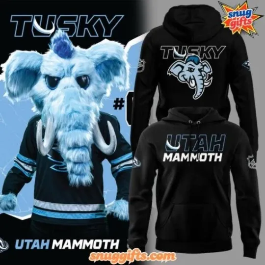 Discover Utah Mammoth Tusky Mascot Special 3D Hoodie