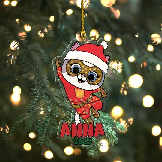 Discover Custom Super Kitties Christmas Ornament, Super Kitties Ornament, Super Kitties Woody Ornament, Christmas Ornament, Christmas Gift UN4Z15