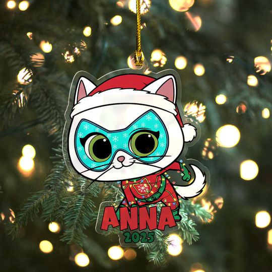 Discover Custom Super Kitties Christmas Ornament, Super Kitties Ornament, Super Kitties Woody Ornament, Christmas Ornament, Christmas Gift UN4Z15
