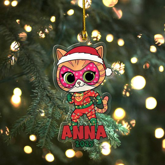 Discover Custom Super Kitties Christmas Ornament, Super Kitties Ornament, Super Kitties Woody Ornament, Christmas Ornament, Christmas Gift UN4Z15