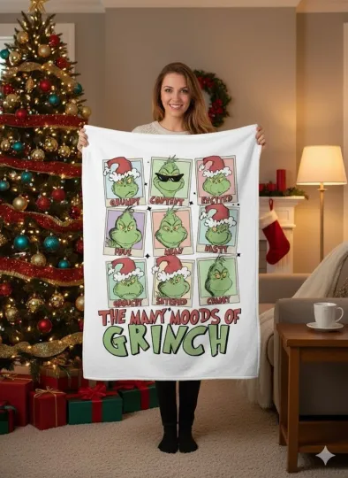 Discover Funny Character Fantasy Adventures Fleece Blanket Cartoon Noel funny character S