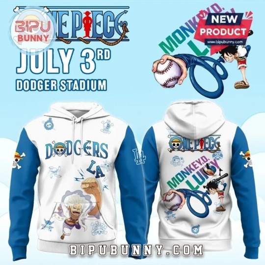 Dodgers x One *Piece Night 2025 Hoodie 3D