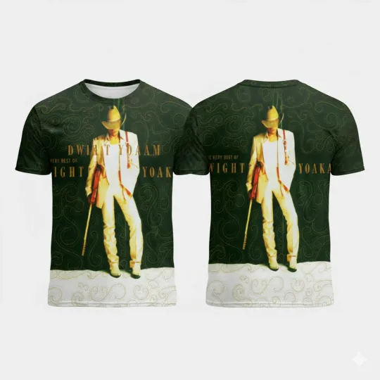Dwight Yoakam Greatest Hits The Very Best 3D AOP T-Shirt
