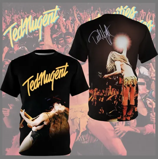 Ted Nugent Land Of A Thousand Dances AOP 3D T-Shirt All Size