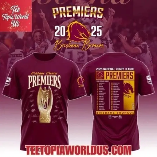 Discover Bri-sbane Bro-nco Premier 2025 3D T-Shirt