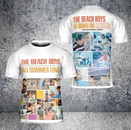 Discover The Beach Boys All Summer Long Album Cover AOP 3D T-Shirt
