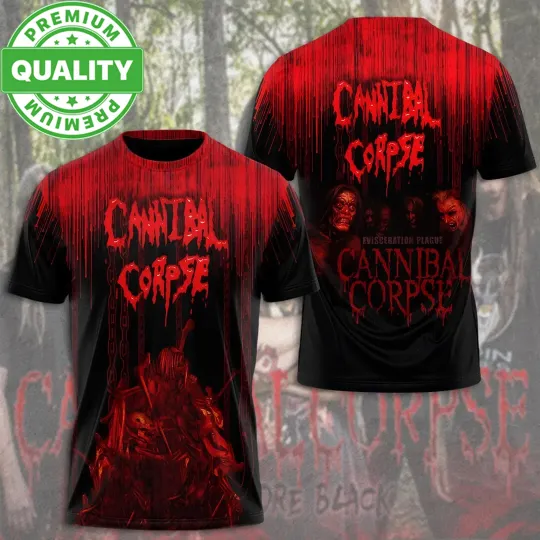 CANNIBAL CORPSE Band Gift Christmas Shirt 3D AOP Unisex