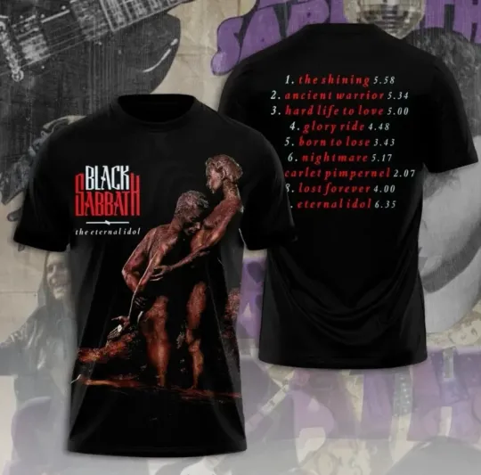 Discover Black Sabb 2025 3D T-Shirt full size