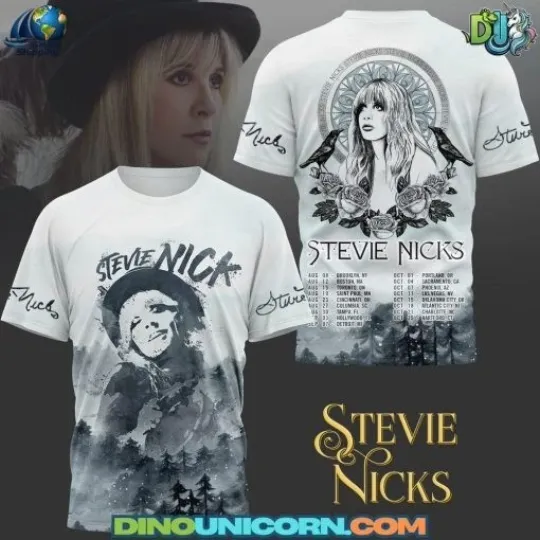 Stevie Nicks Listen To The Wind Blow  2025 Tour 3D Printed Shirt
