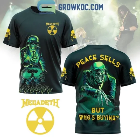 Discover Megadeth Peace Sells But Who's Buying 3D T-Shirt All size