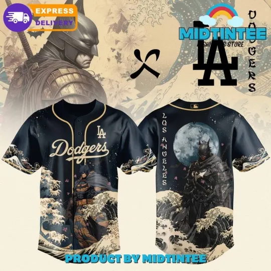 Los Angeles D@dger x Batman The Legend Of Gotham Baseball Jersey 2025