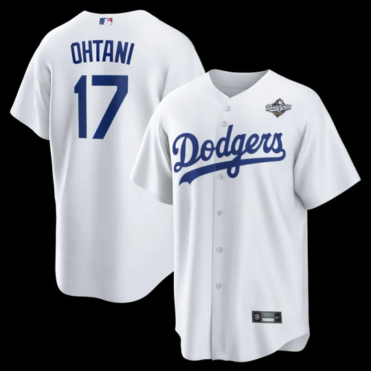 Discover D@dger Ohtani White 2025 World Series Home Player Baseball Jersey