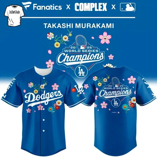 D@dger 2025 World Series Champions x Murakami Baseball Jersey