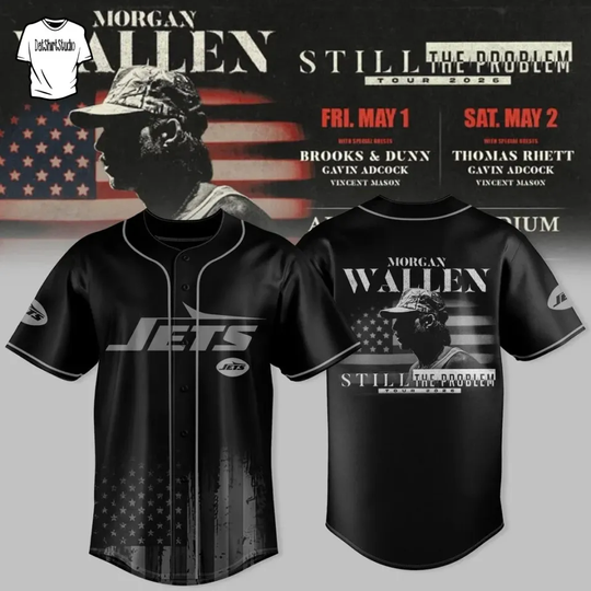 Jets x Wallen Western Own the Night Baseball Jersey