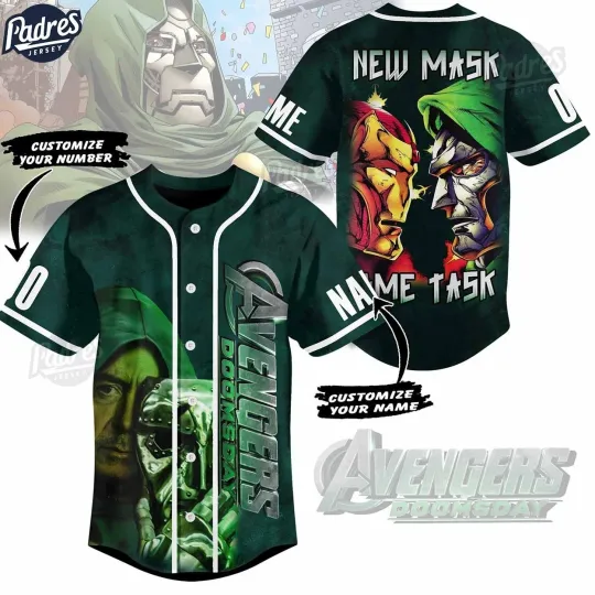 Discover Marvel Avengers DoomsDay Custom Baseball Jersey