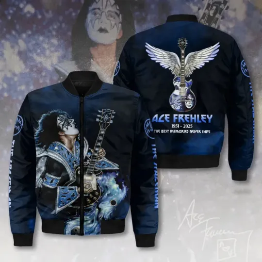 Discover Ace Frehley 3D Bomber Jacket
