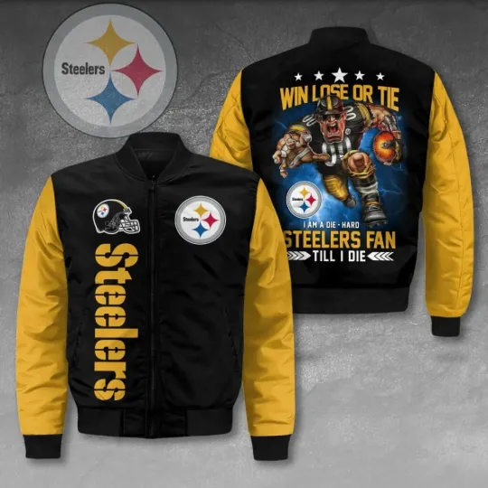 Discover Steeler 3D Bomber Jacket