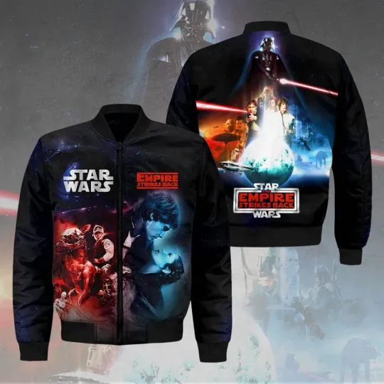 Discover Star Wars: The Empire Strikes Back 3D Bomber Jacket