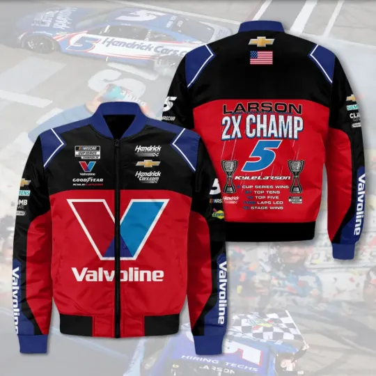 Discover Kyle Larson 2025 3D Bomber Jacket