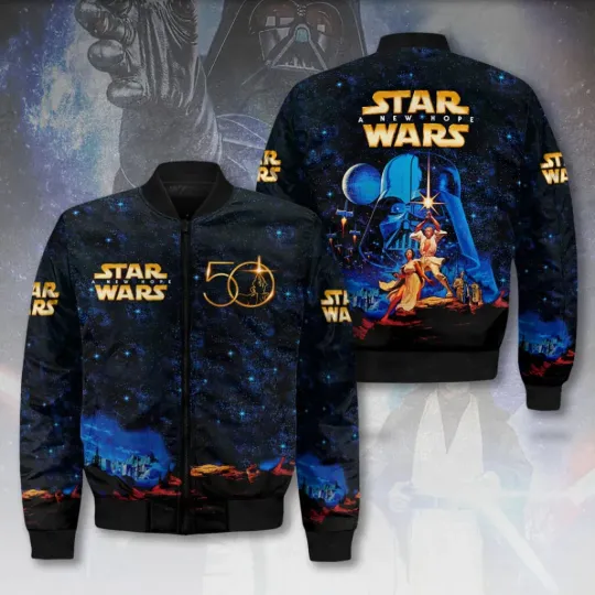 Discover Star Wars 50th Anniversary 3D Bomber Jacket