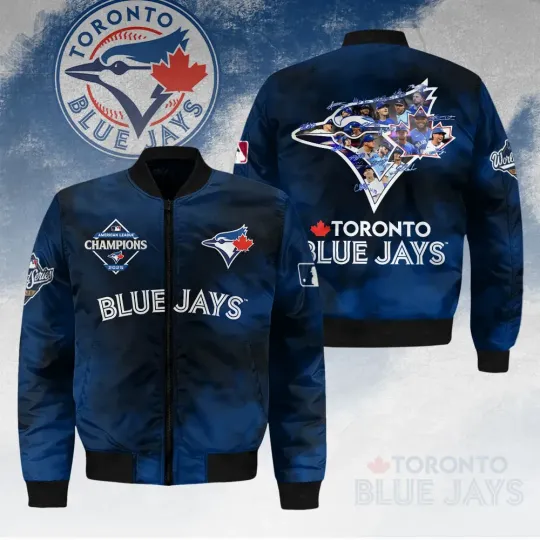 Discover Blue Jays 2025 American League Champions 3D Bomber Jacket