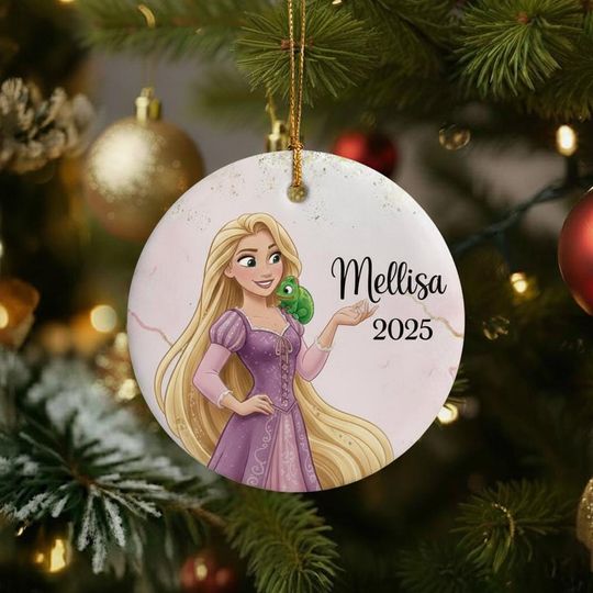 Discover Personalized Rapunzel Christmas Ornament, Birthday Girl Gift