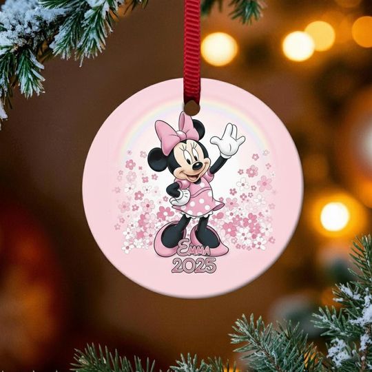 Discover Personalized Minnie Mouse Ornaments, Mickey Ear Ornament, Baby Ornament