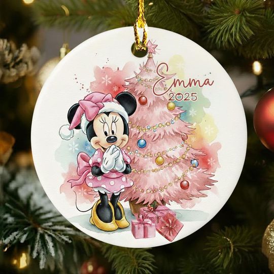 Discover Personalized Minnie Mouse Ornaments, Mickey Ear Ornament, Baby Ornament