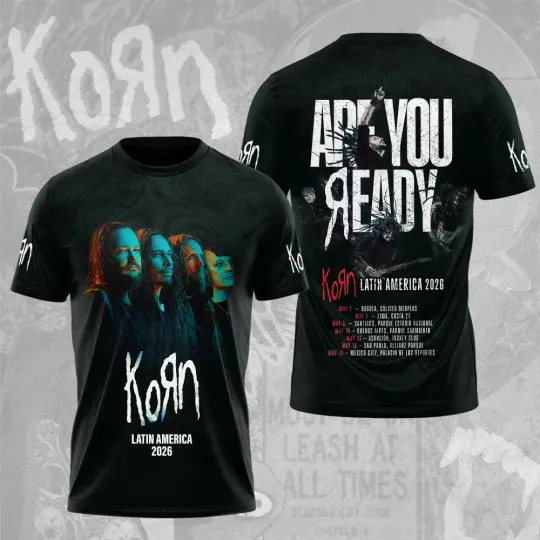 Korn 2026 3D T-Shirt