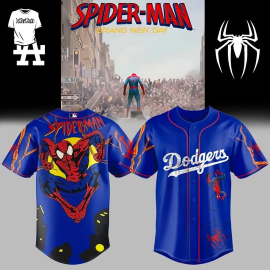 Marvel Spider-Man x D@dgerBaseball Jersey
