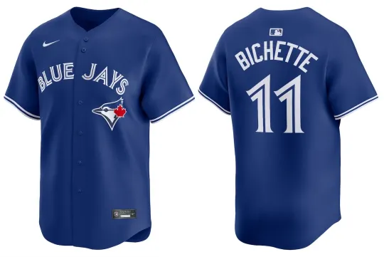 Discover Bichette Toronto Blue Jay Alternate Player Baseball Jersey - Royal Size XS-5XL