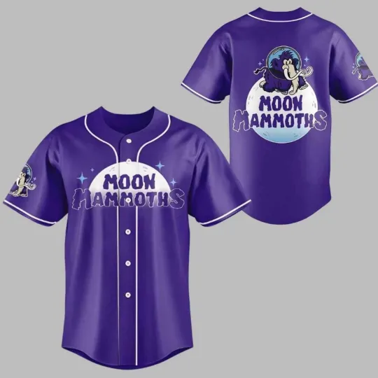 Discover SeaWolves Moon Mammoths 2025 Baseball Jersey All Size XS-5XL