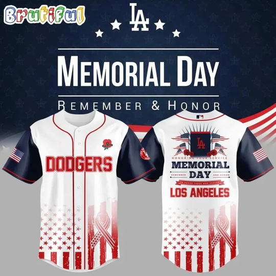 Los Angeles 2025 Memorial Day Baseball Jersey All Size