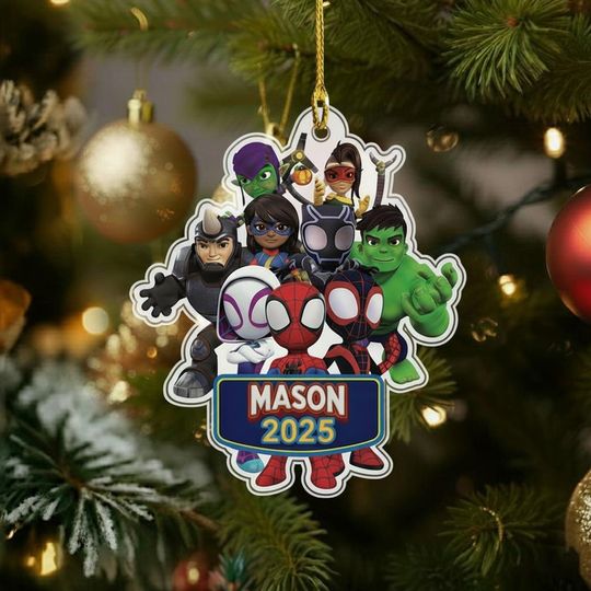 Discover Personalized Spidey and His Friends Disney Cruise Magnet, Superhero Gift