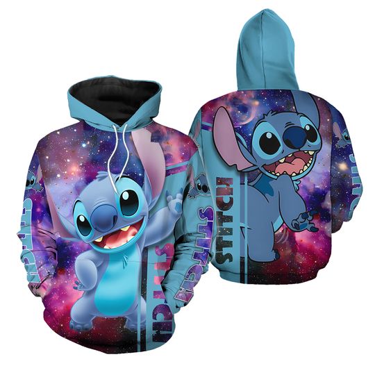 Cute Stitch 3D Hoodie, Disney Movie 3D Hoodie, Lilo And Stitch 3D Hoodie, Disneyland 3D Hoodie, Stitch Lover 3D Hoodie