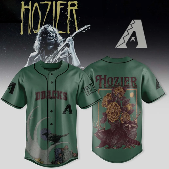 Arizonna Hozier 2025 Unreal Unearth Tour Celebration Baseball Jersey