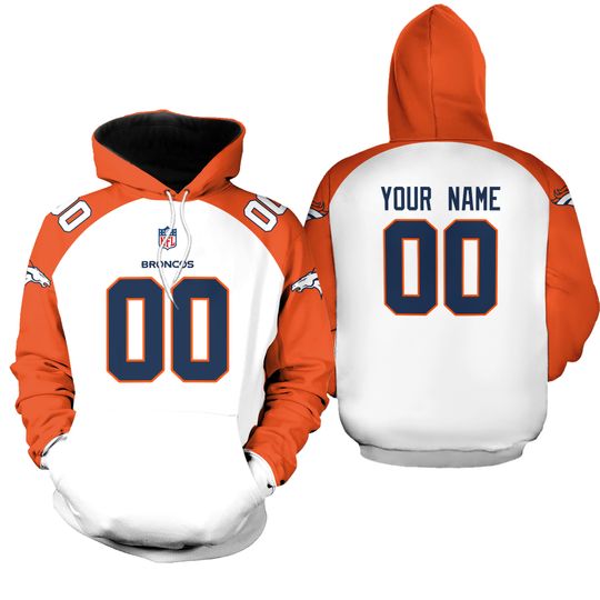 Personalized Denver Broncos 3D Hoodie