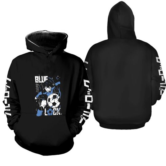 Blue Lock Anime Manga Hoodie Unisex Pullover Sweatshirt