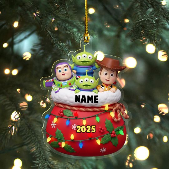 Discover Custom Aliens Toy Story Christmas Ornament, Disney Family Ornament, Pixar Christmas Tree Decor, Toy Story Holiday Gift AXKR17
