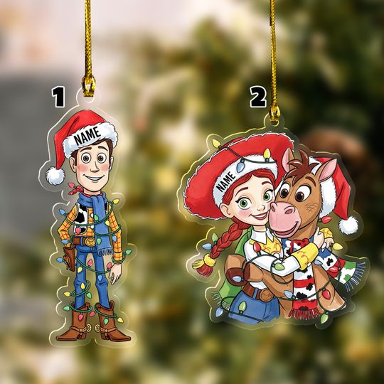 Custom Toy Story Christmas Ornament, Toy Story Buzz Lightyear Ornament