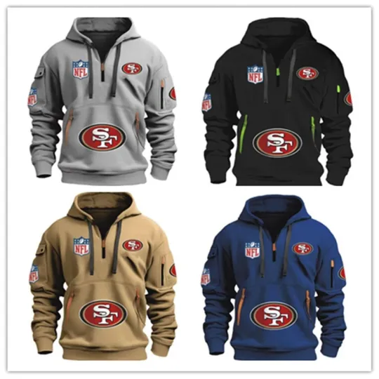 Discover Newest Men's  San Francisco Pullover Hooded Therma Fans Tactical Hoodie