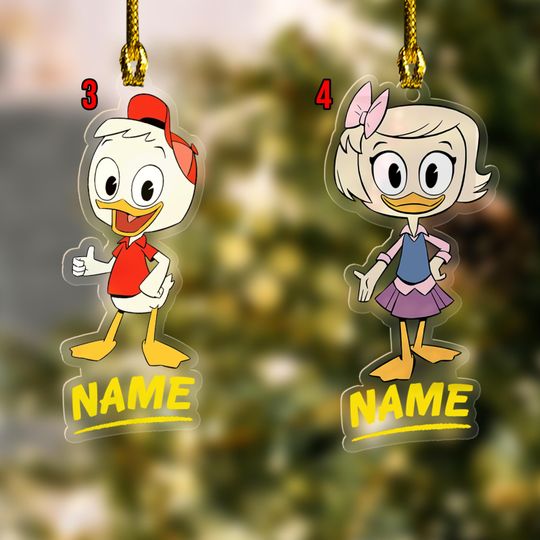Discover Ducktales Christmas Cutout Ornament/Ducktales Christmas Gift/Xmas Ornament/Christmas Tree Decor/Ducktales Christmas Ornament OGWS30