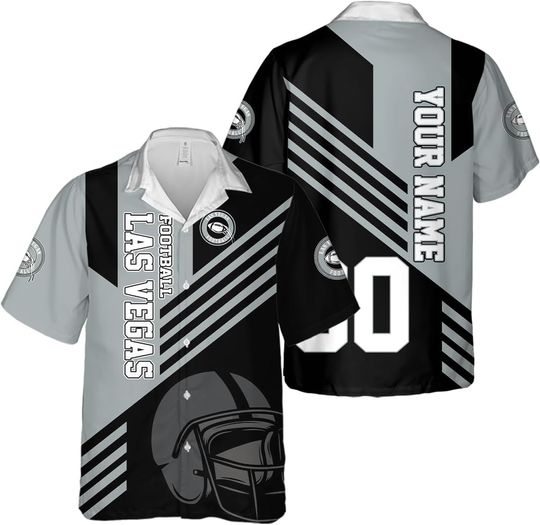Discover Personalized Las Vegas Football Team Raiders Hawaiian Shirts for Men, Gift for Fan