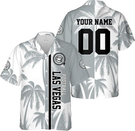 Discover Personalized Las Vegas Football Team Raiders Hawaiian Shirts for Men, Gift for Fan