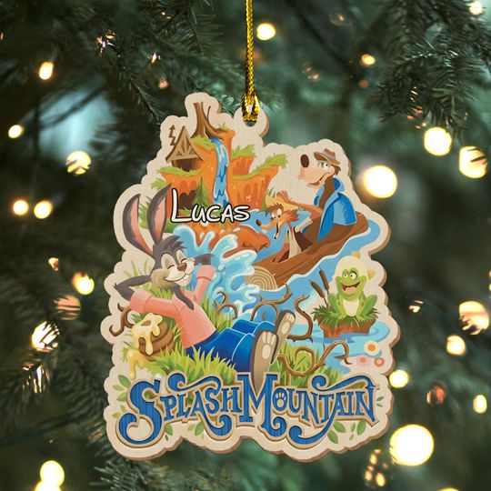 Discover Disney Splash Mountain Ornament Disney Ornament Holiday Ornament Christmas Ornament Xmas Ornament Xmas Ornament Holiday Decor UN5C11