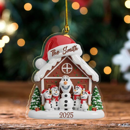 Discover Disney Olaf Frozen Cutout Hologram Ornament/Olaf Elsa Frozen Christmas Ornament/Olaf Frozen Ornament/Frozen Christmas Ornament OHYY67