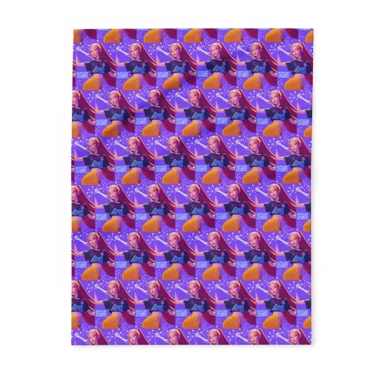 Discover Kpop demon hunters arctic fleece blanket for kids, huntrix blanket for children